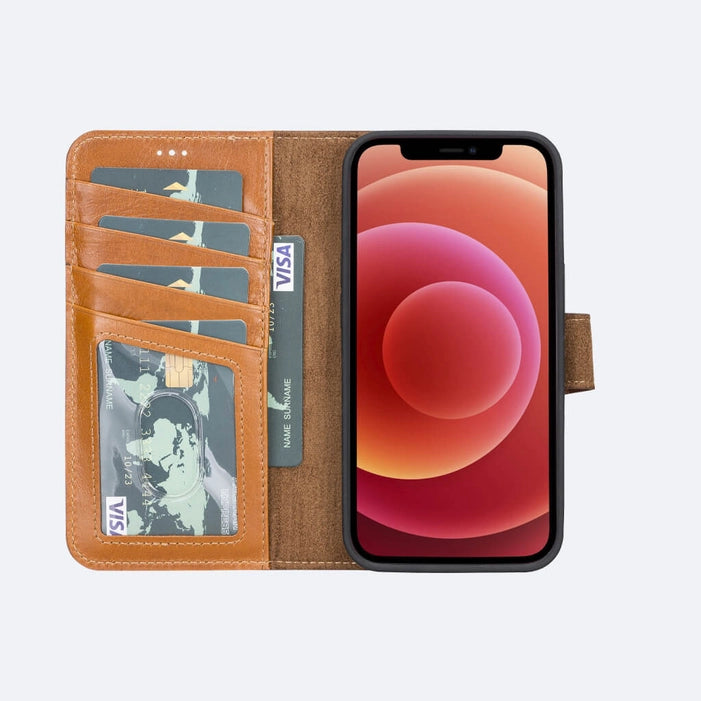 iPhone 14 Pro Max Leather Wallet Case