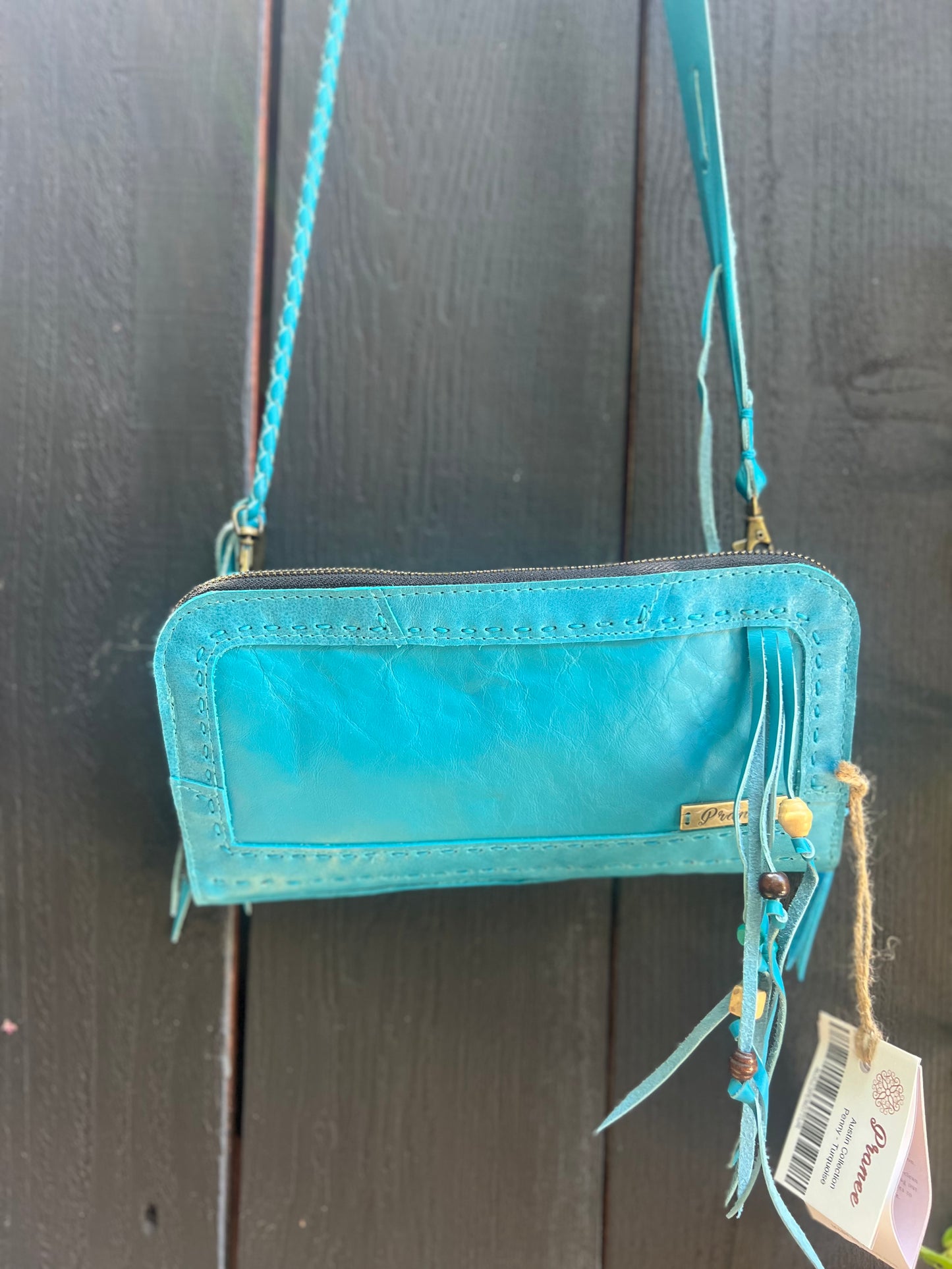 Pranee Austin Penny Leather Wallet Crossbody