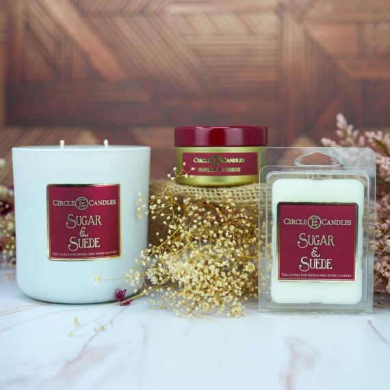 Circle E Travel Tin Sugar & Suede Candle