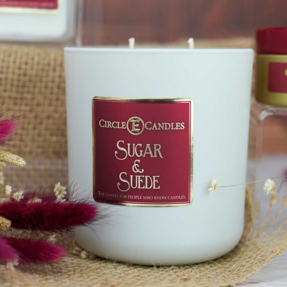 "Sugar and Suede" Circle E 14 Oz Candle