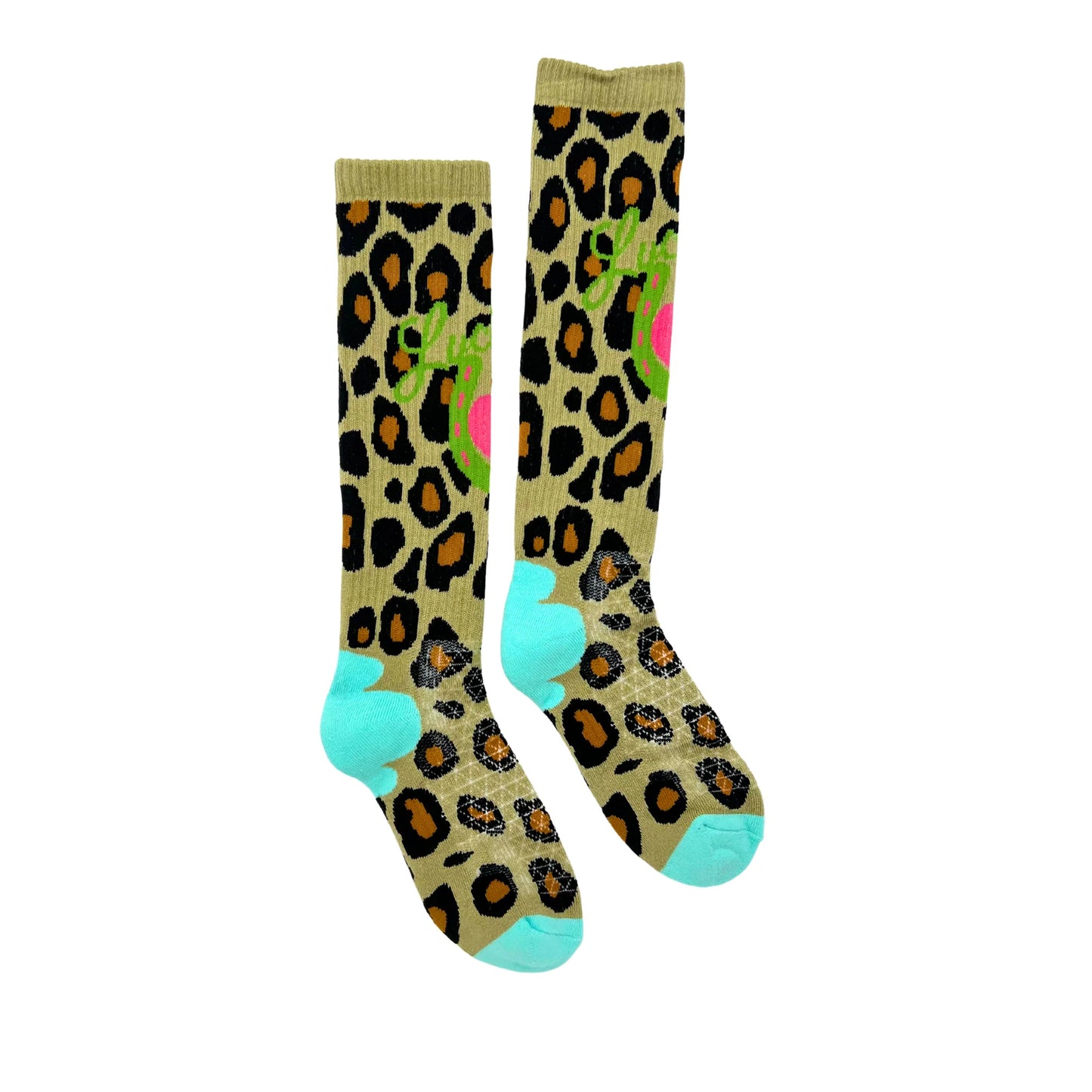 Lucky Chuck Lucky Leopard Diva Boot Socks