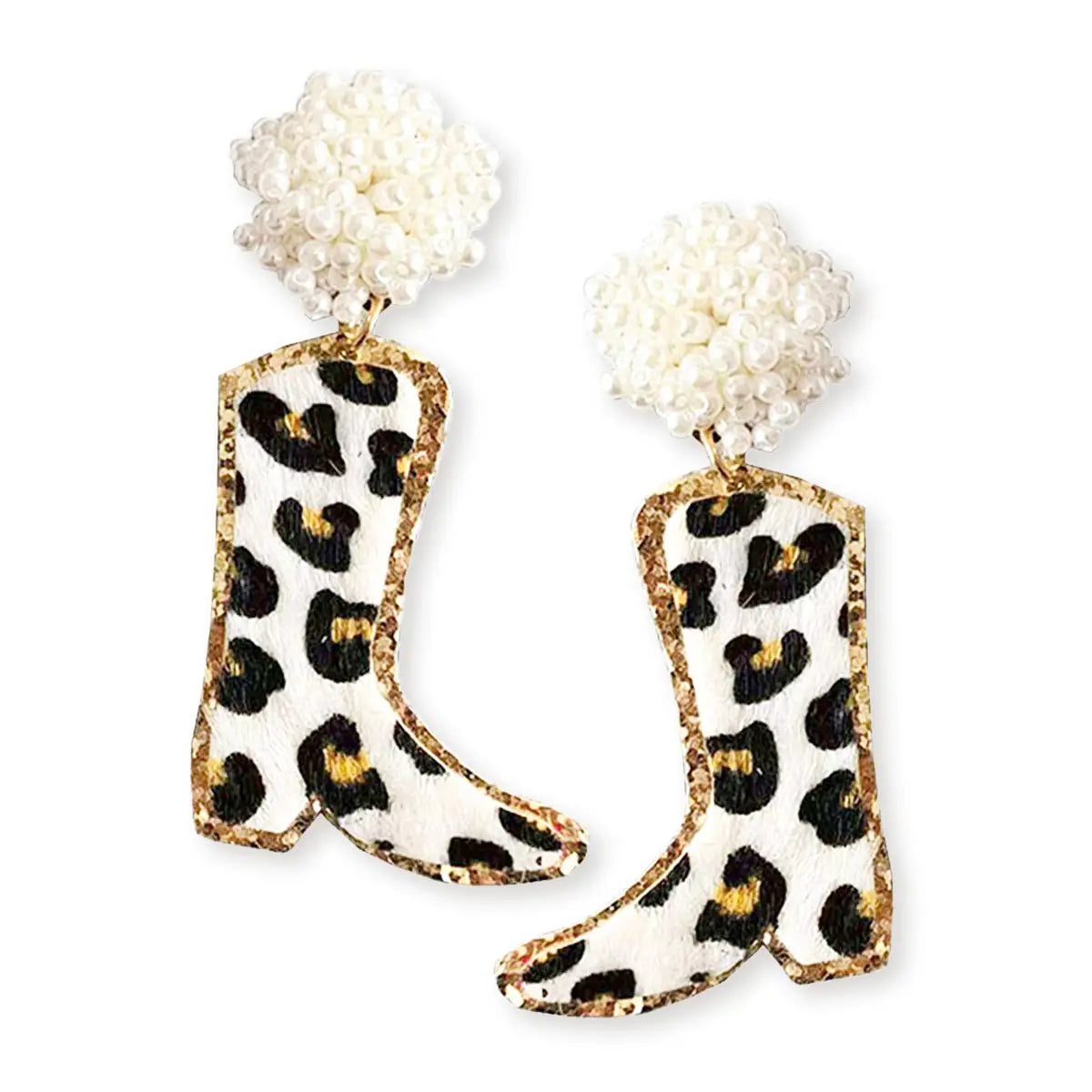 Western Cowgirl Boot Earrings