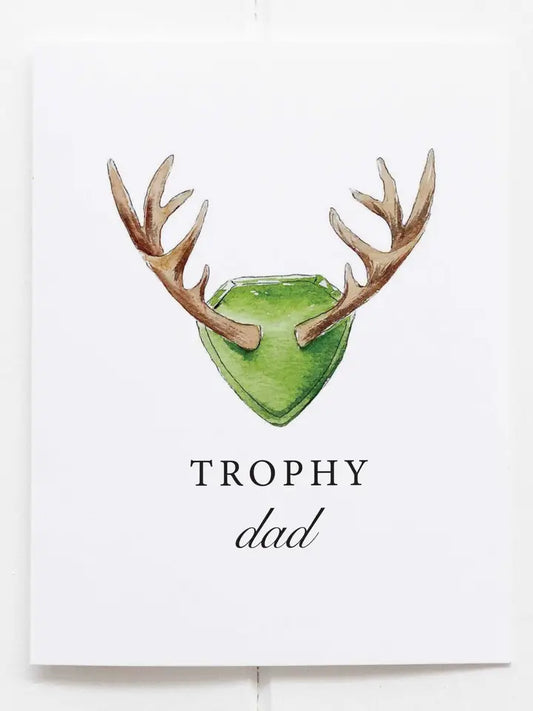 Trophy Dad Greeting Card