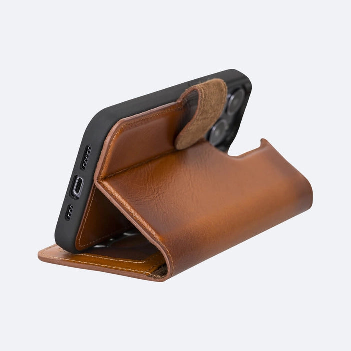 iPhone 13 Pro Leather Wallet Case