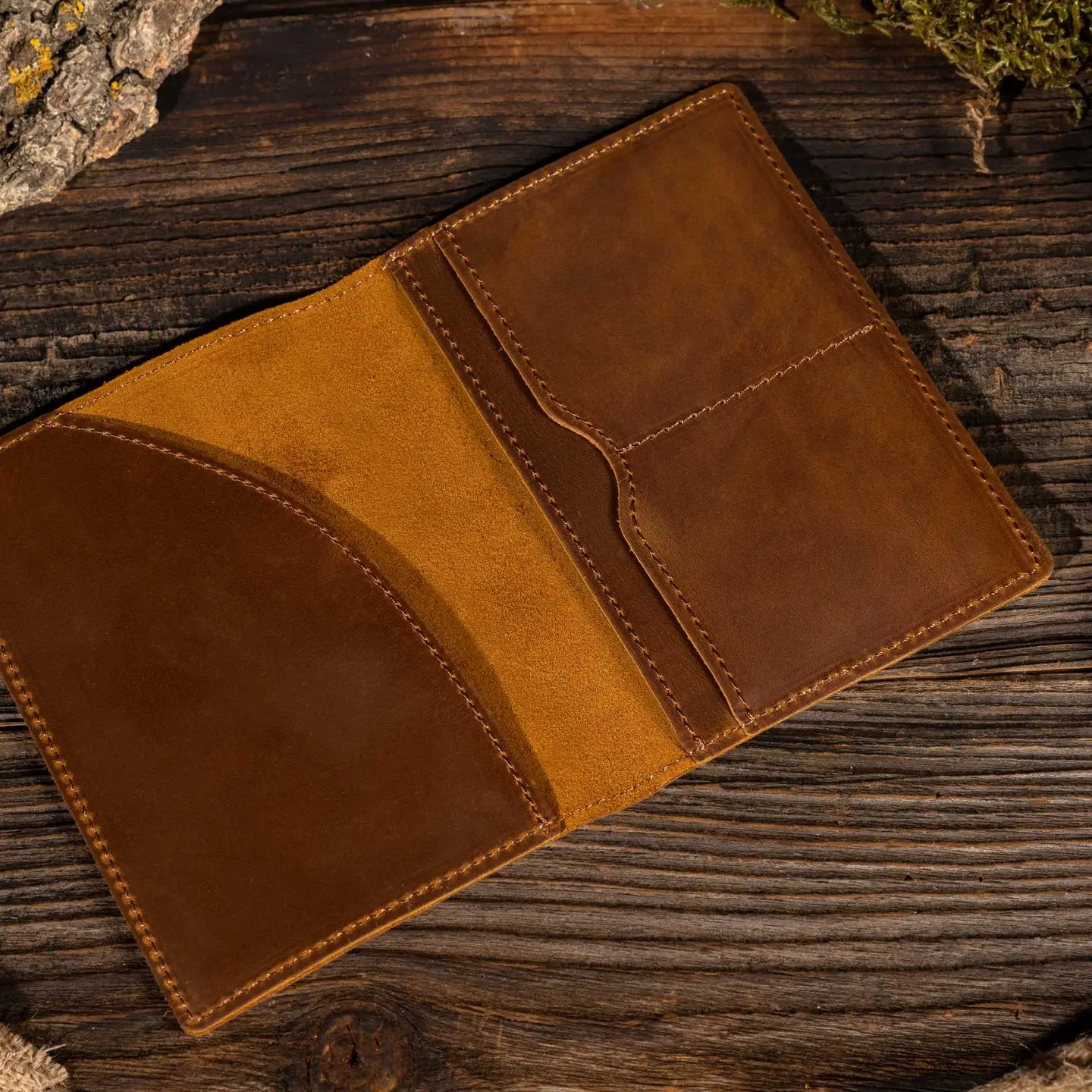 Genuine Leather Passport Holder