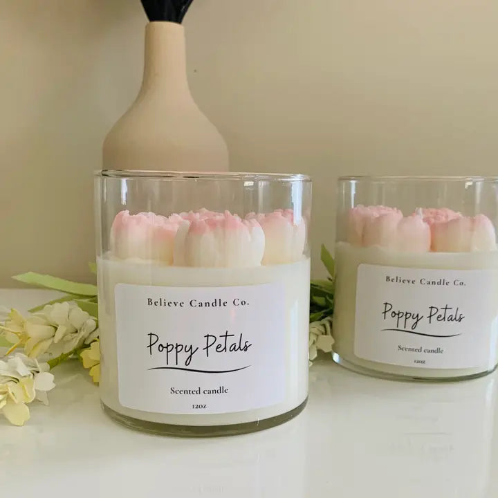 Poppy Petals Candle