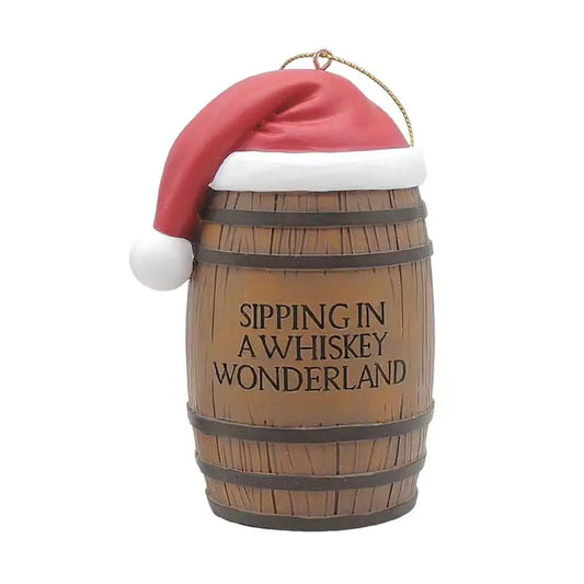 Sipping In A Whiskey Wonderland Christmas Ornament