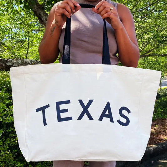 Texas Large Canvas Tote