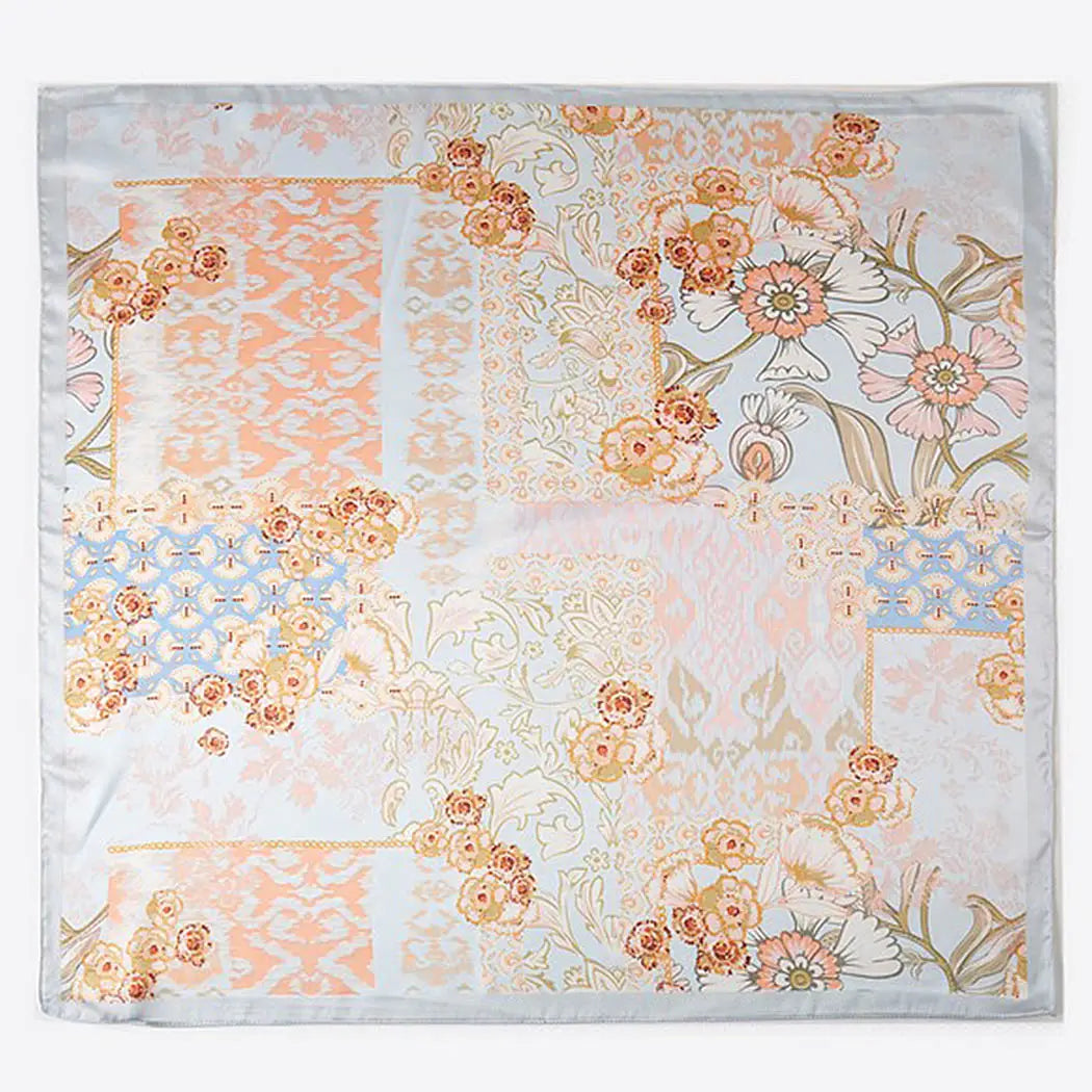 Floral Abstract Silky Scarves