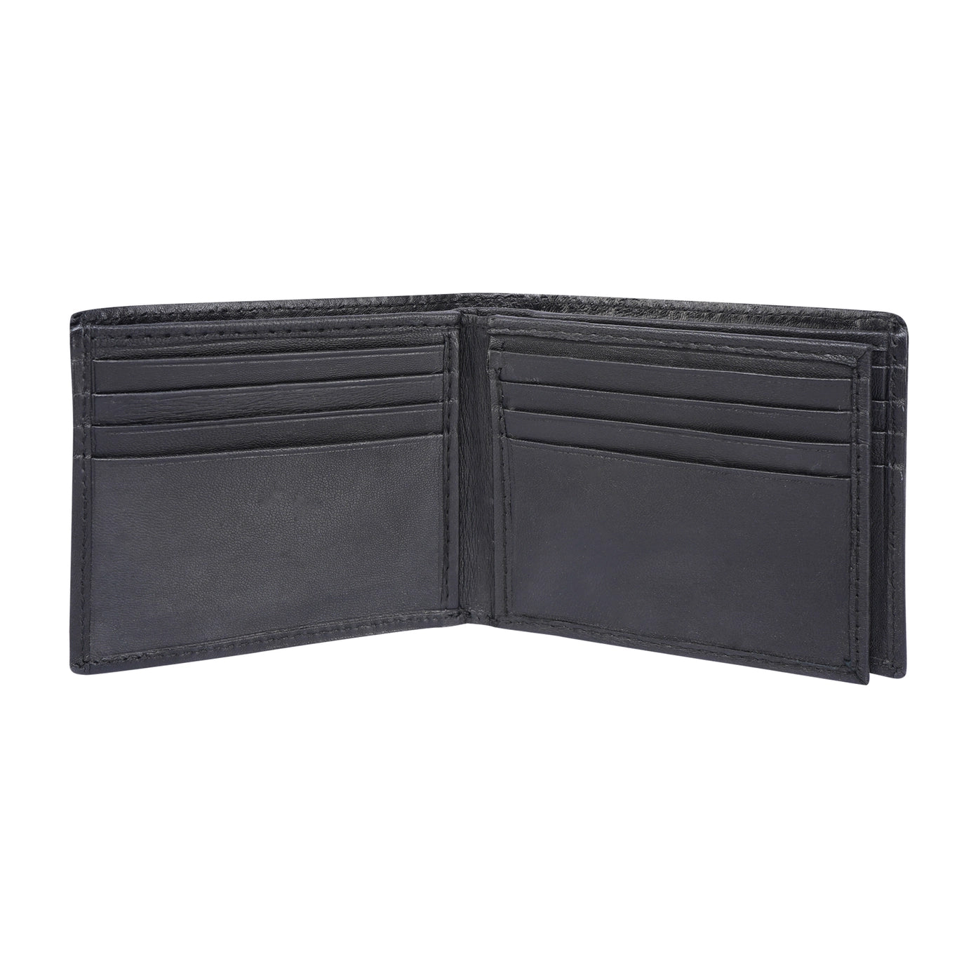 Black Leather Nelson Men's Wallet