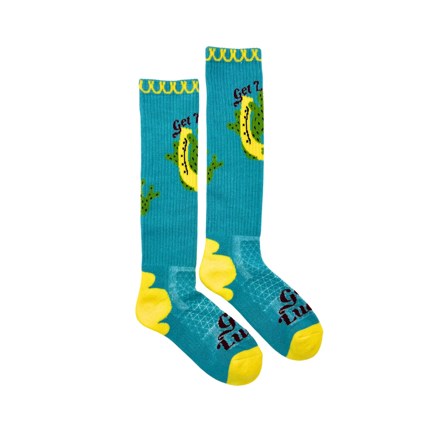 Lucky Chuck Get Lucky Aqua Boot Socks
