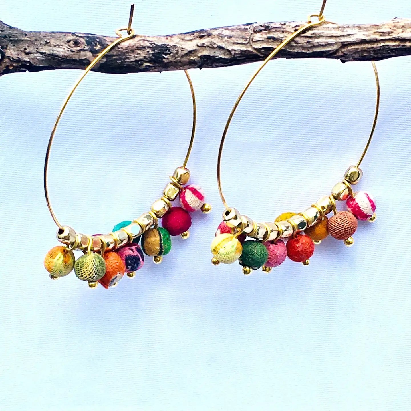 Golden Serenade Hoops