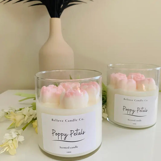 Poppy Petals Candle