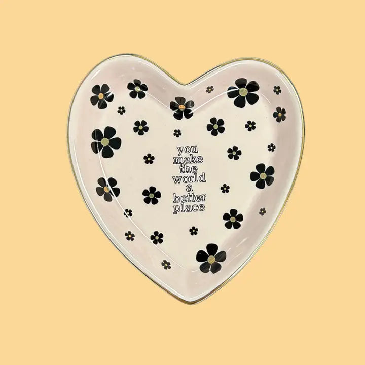 You Make The World Trinket Tray