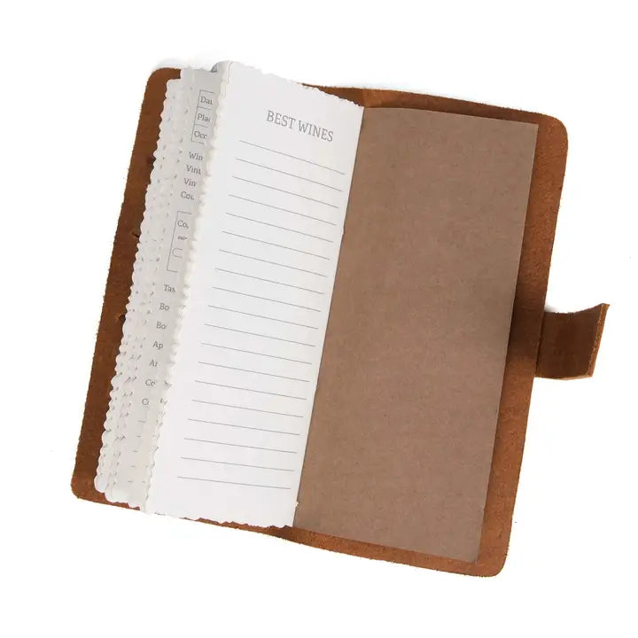 Leather Wine Log