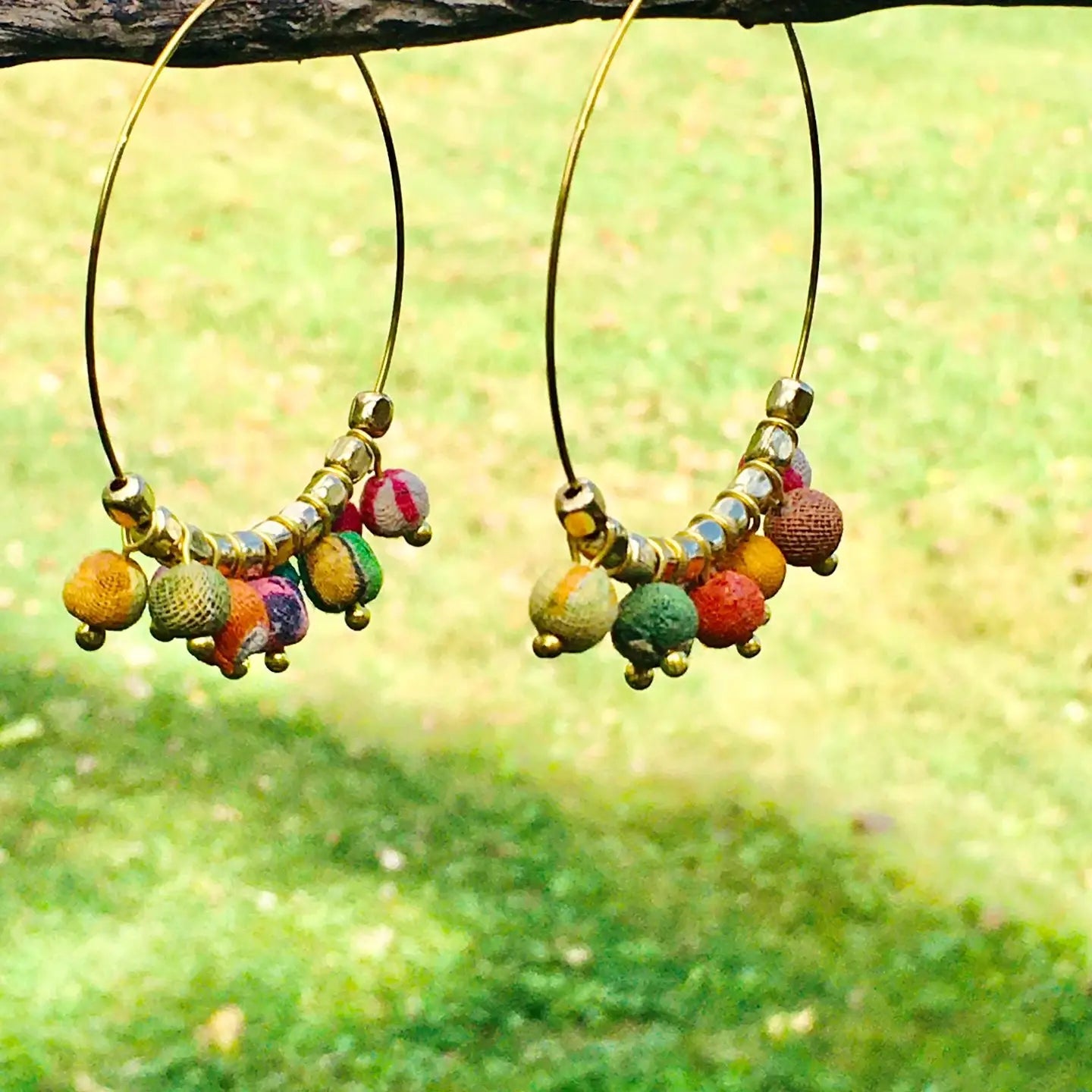 Golden Serenade Hoops