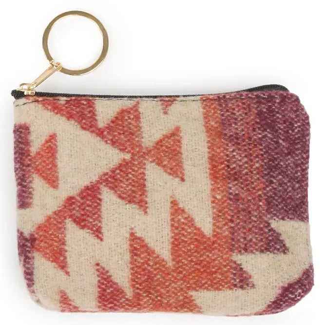 Western Aztec Print Coin Purse