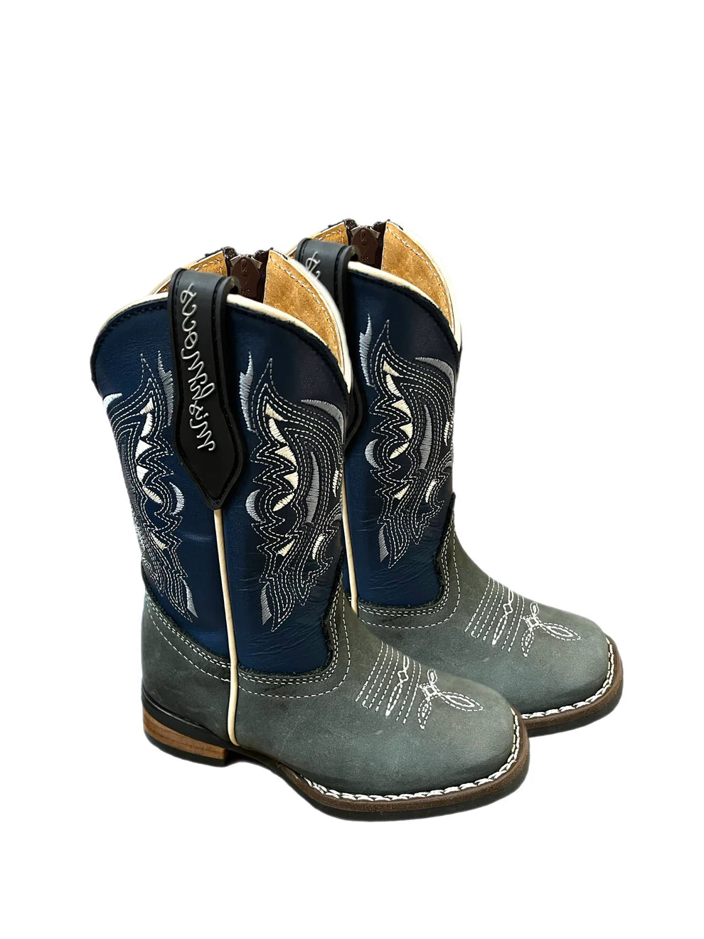 Mishmocc Blue Horizon Square Toe Toddler Boot