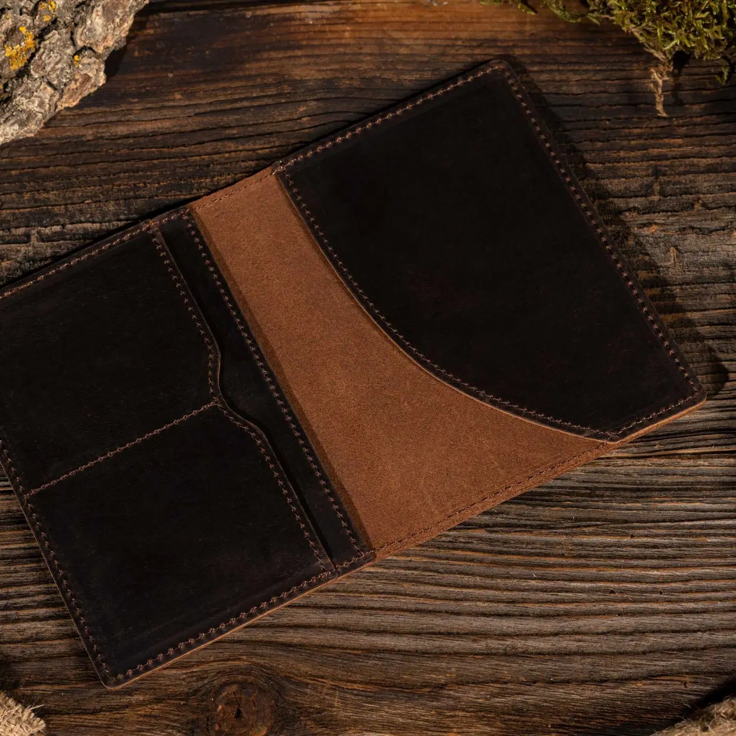Genuine Leather Passport Holder