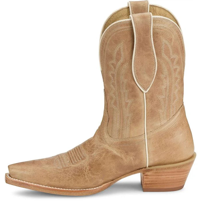 Tony Lama Women's Areli Bone Goat 9" Boot