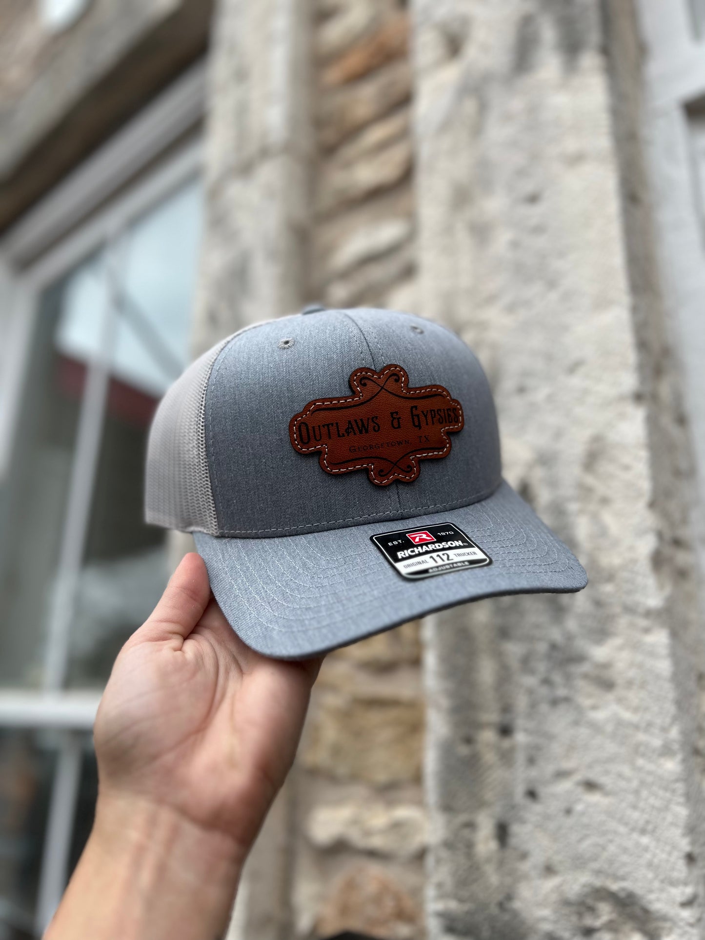 O&G Mesh Back Cap - Heather Grey/ Light Grey