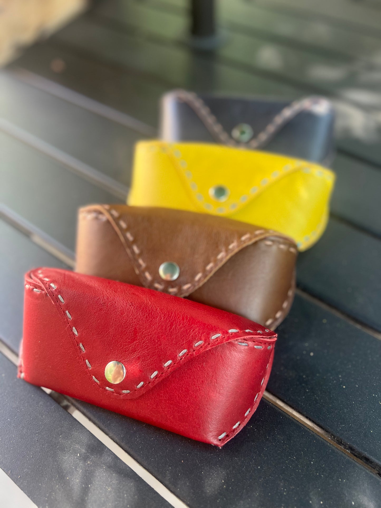 Pranee Leather Eyeglass Case