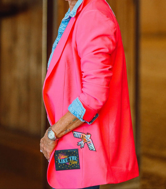 Pretty In Pink Cowgirl Blazer