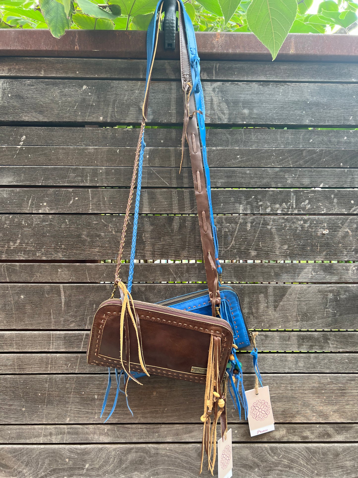 Pranee Austin Penny Leather Wallet Crossbody