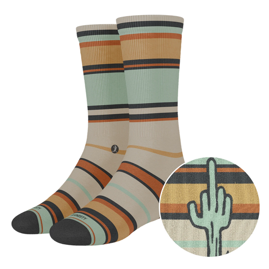 Shinesty Cactus Heel Hammock Crew Socks