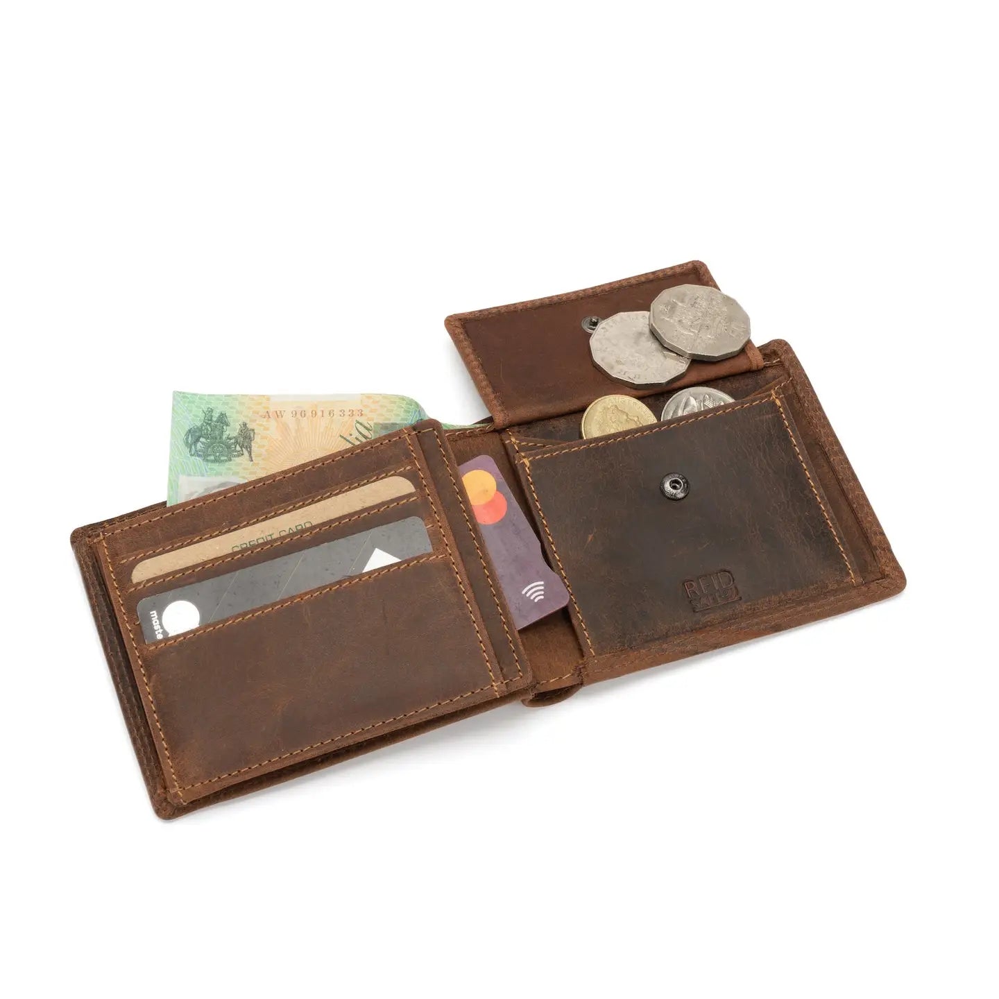 The Hart RFID Leather Men's Wallet
