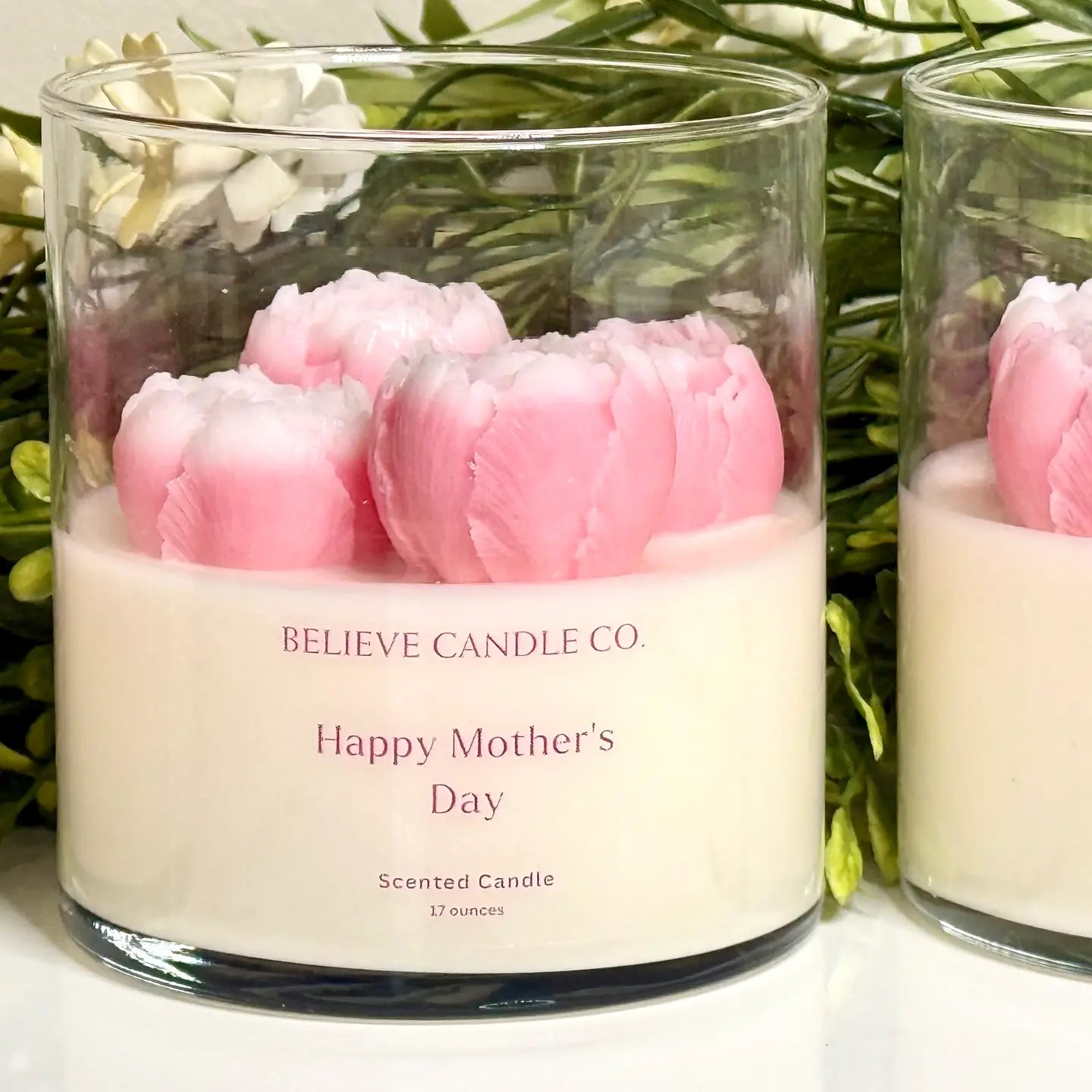 Mother's Day Poppy Petal Candle