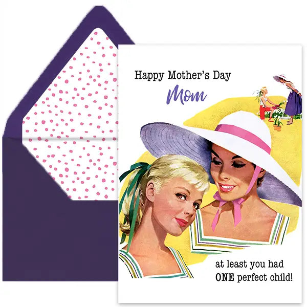 One Perfect Child Mothers Day Card