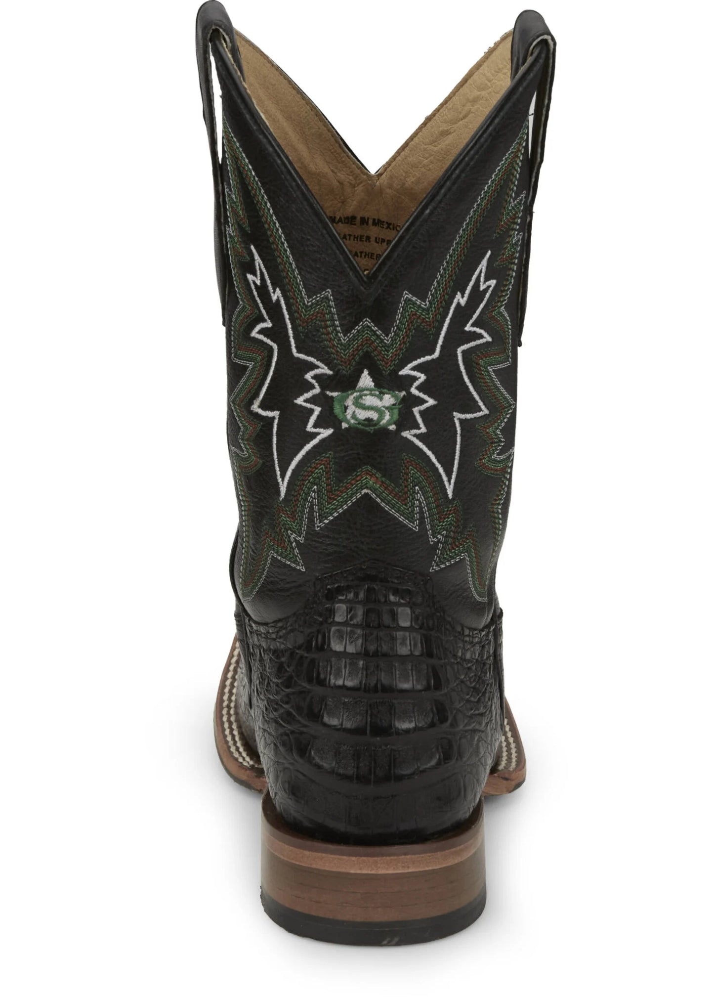 Justin Haggard Black Caimen Boot