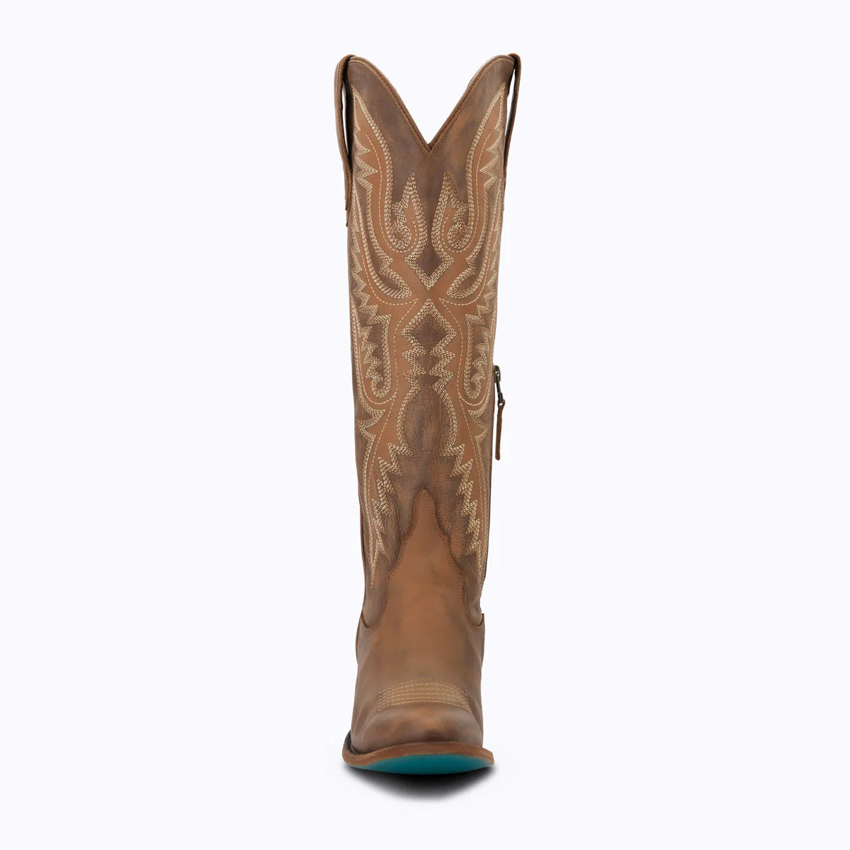 Lane Monica Lace Up Boots - Saddle