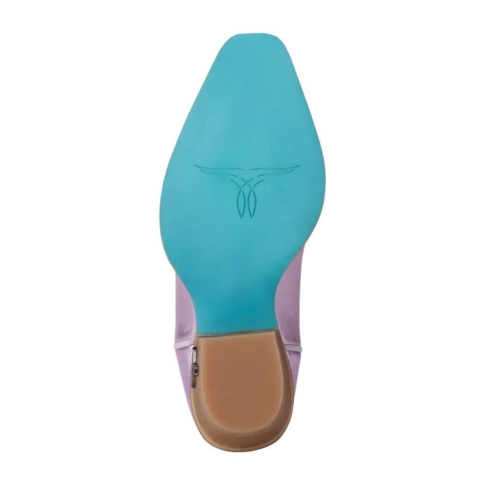 Lil' Lane Girls Smokeshow Boot - Lavendar Metallic