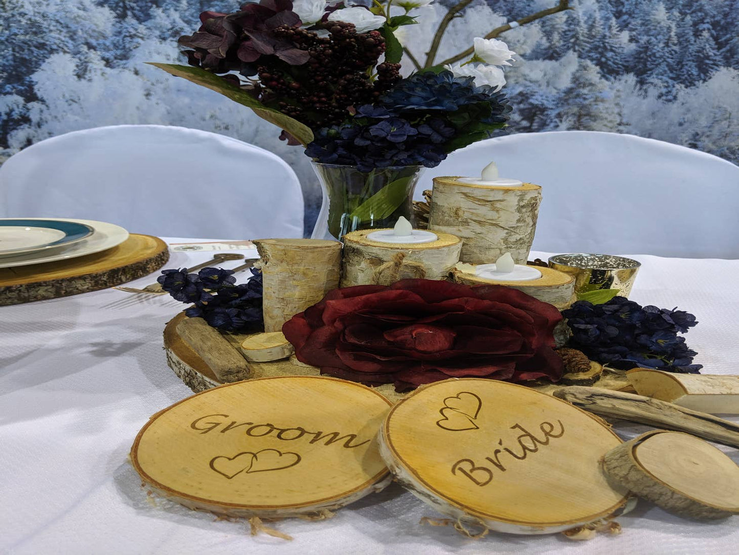 Birch Decor Holder Set