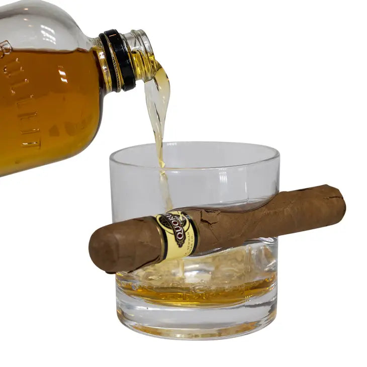 Cigar Whiskey Glass Single