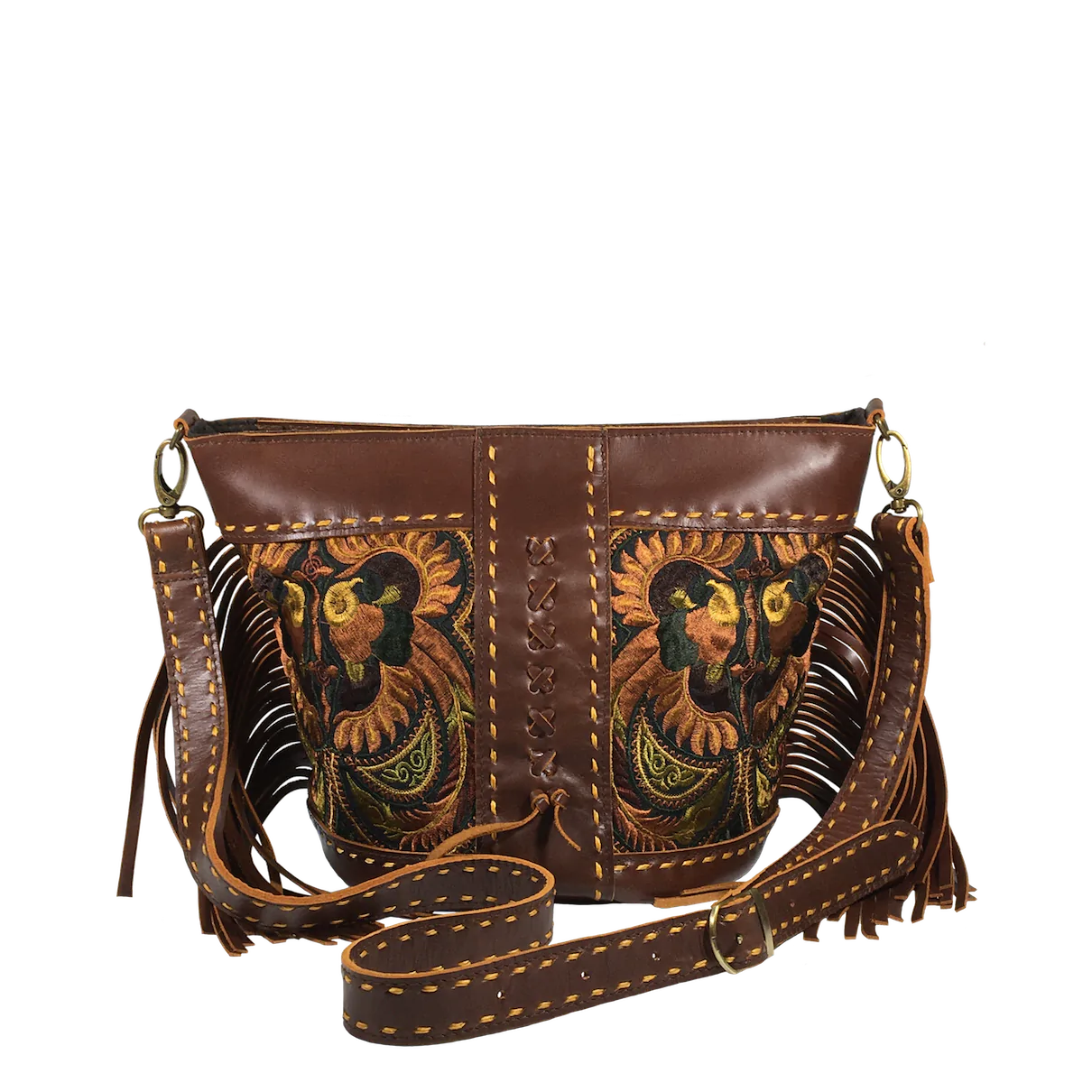 Phoenix “Everett” Artisan Leather Bag in Desert