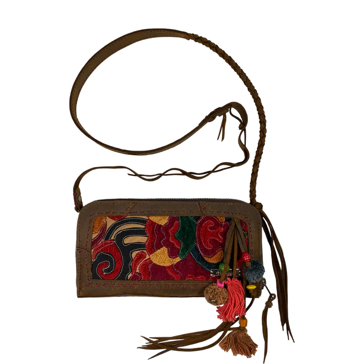 Brooklyn "Preston" Leather Wristlet Bag