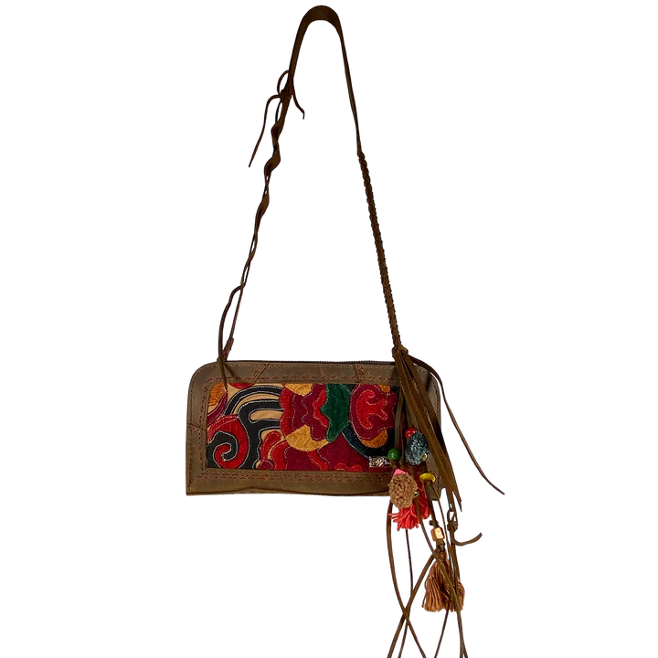Brooklyn "Preston" Leather Wristlet Bag