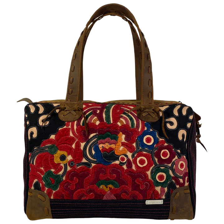 Brooklyn "Willow" Artisan Leather Bag in Coffee