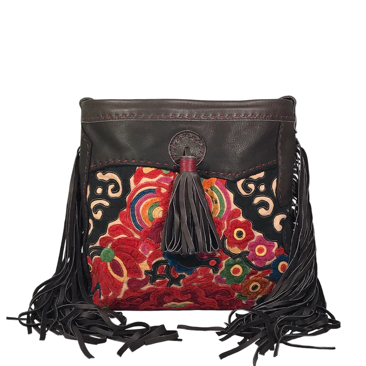 Brooklyn "Cameron" Tea Stained Leather Bag