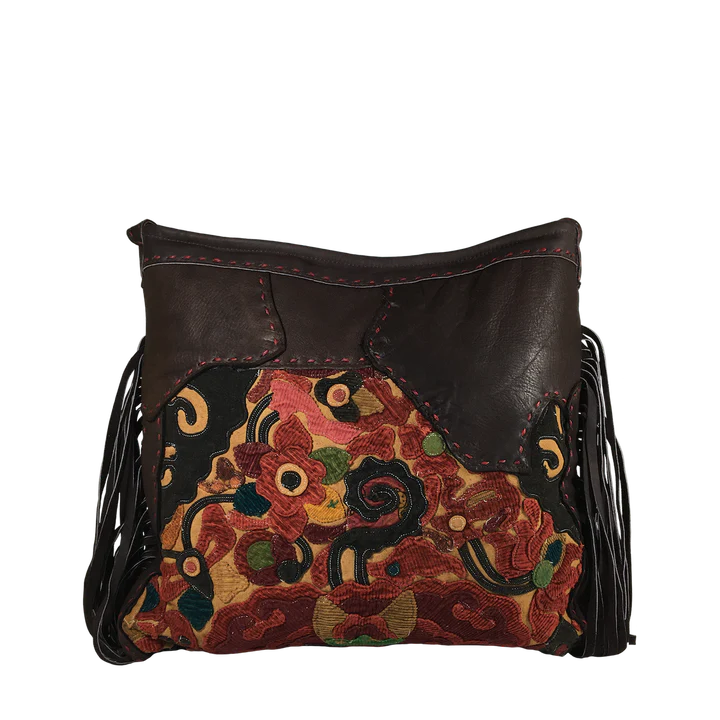 Brooklyn "Cameron" Tea Stained Leather Bag