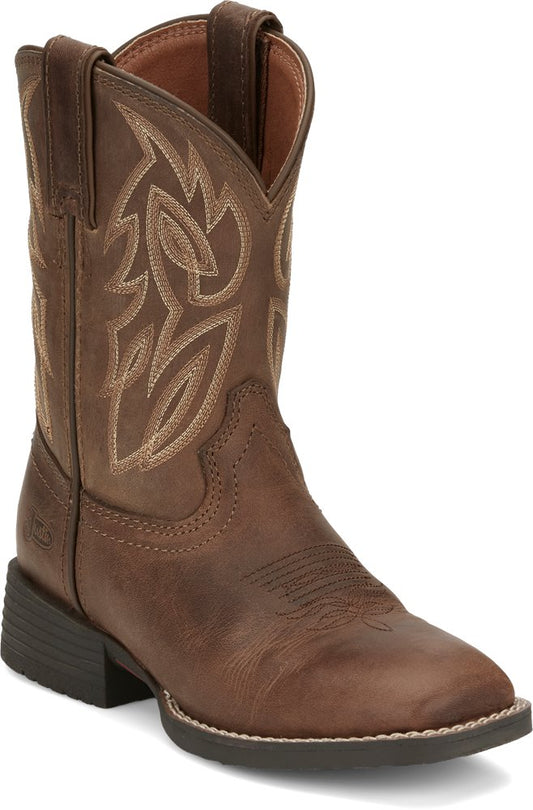 Juniors Dusky Brown Cowhide Boots