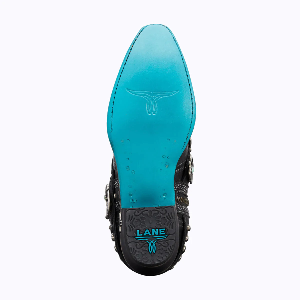 Lane Silver Mesa Bootie Jet Black