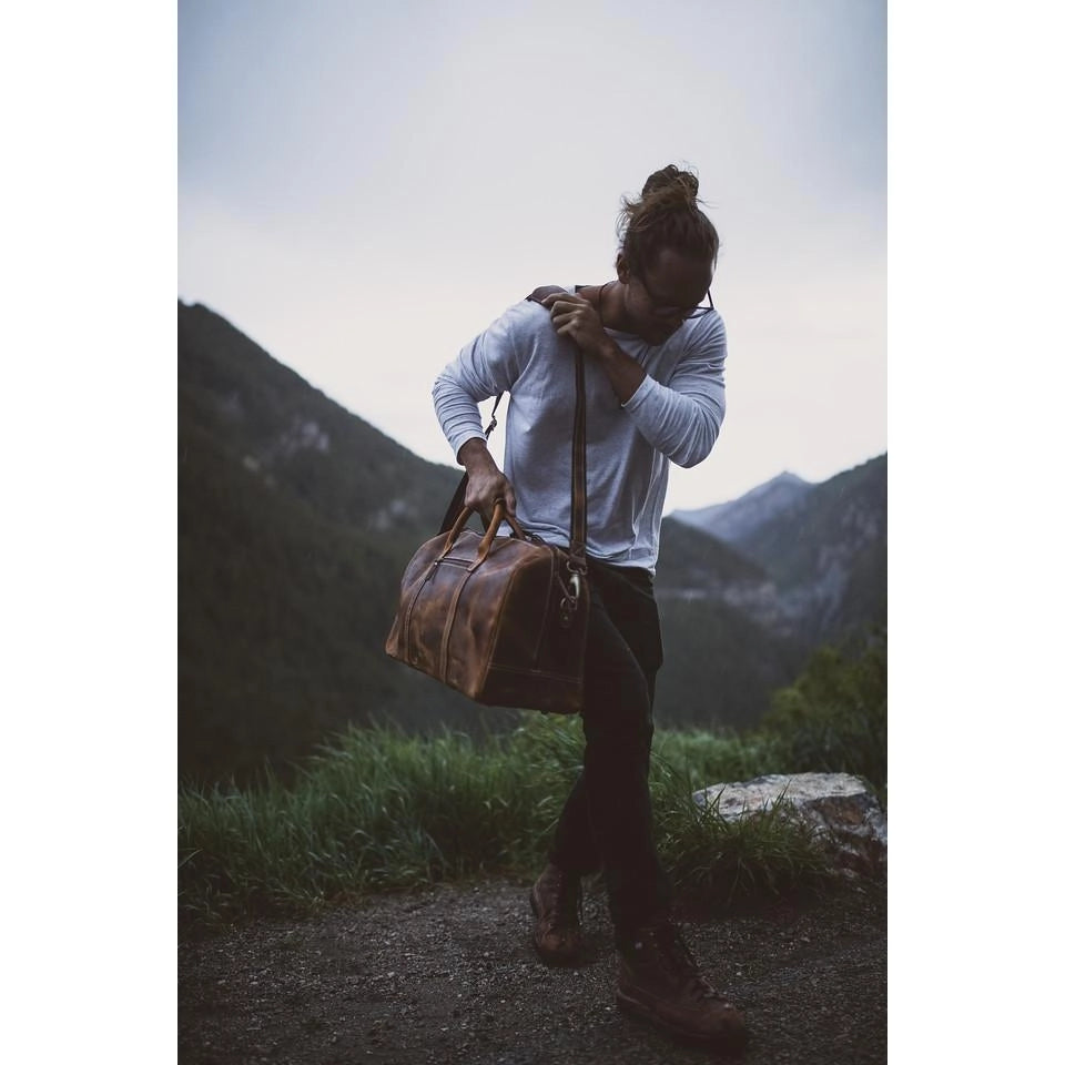 30L Weekender Duffle Bag - Dark Walnut