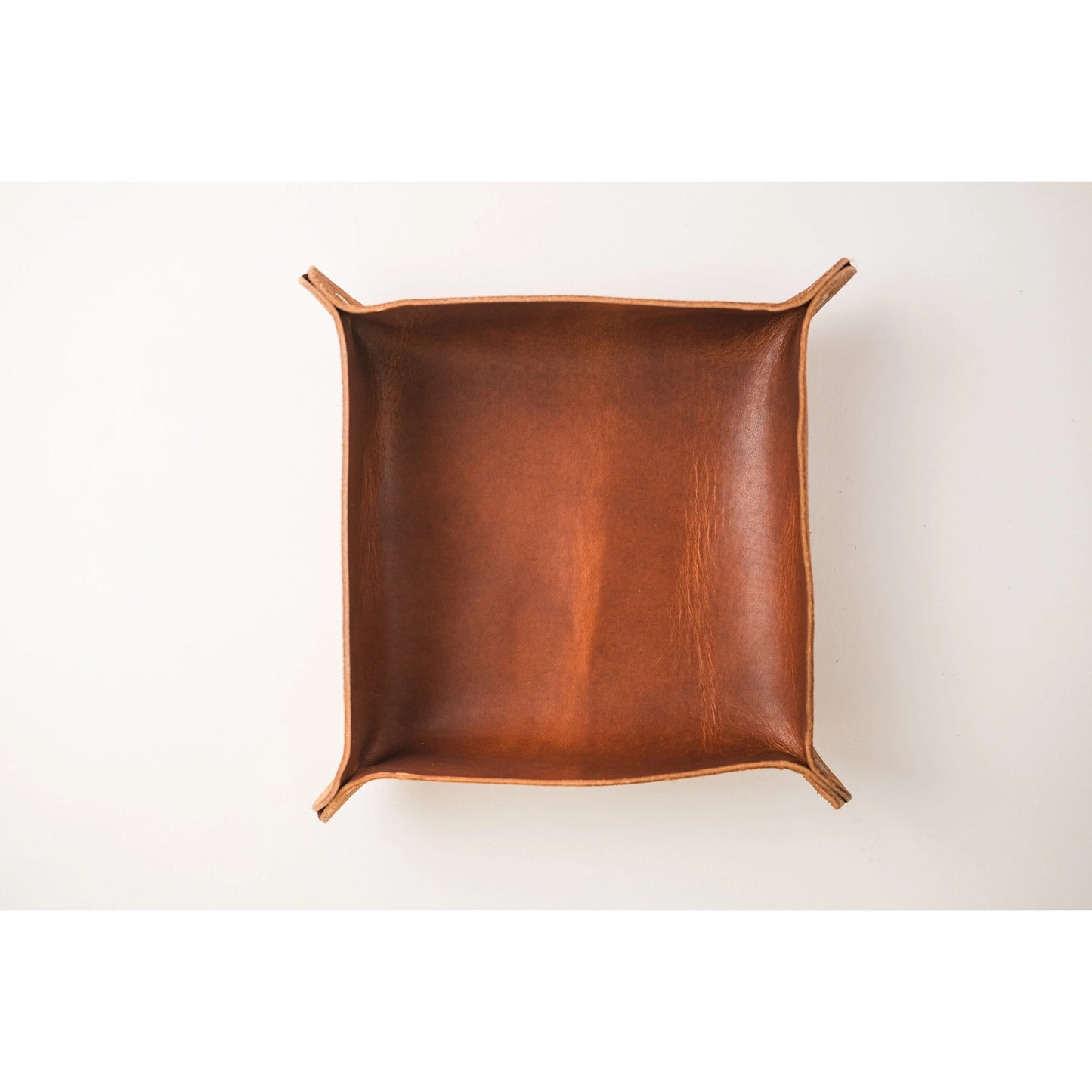 Leather Valet Tray w/ Snaps