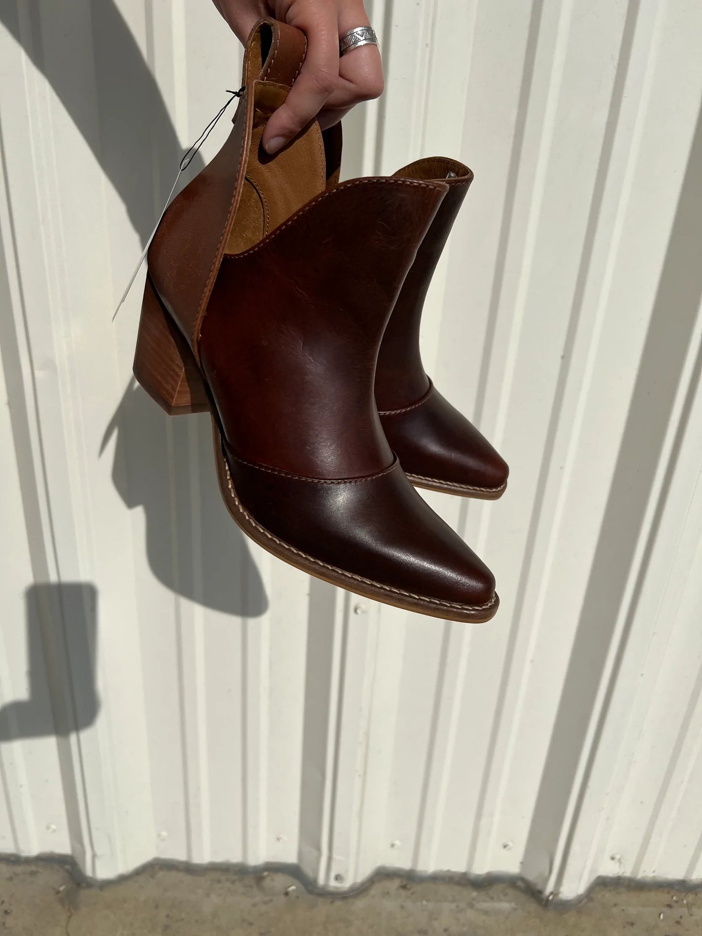 Micki Brunette Sm Cowhide