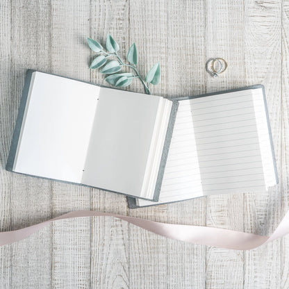 Bride or Groom Wedding Vow Book