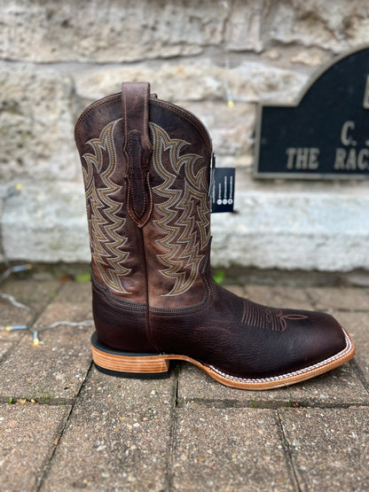 Tony Lama Men's Alfredo Bown American Bison Boot